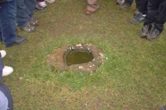 Bullaun Stone in Clonmacnois