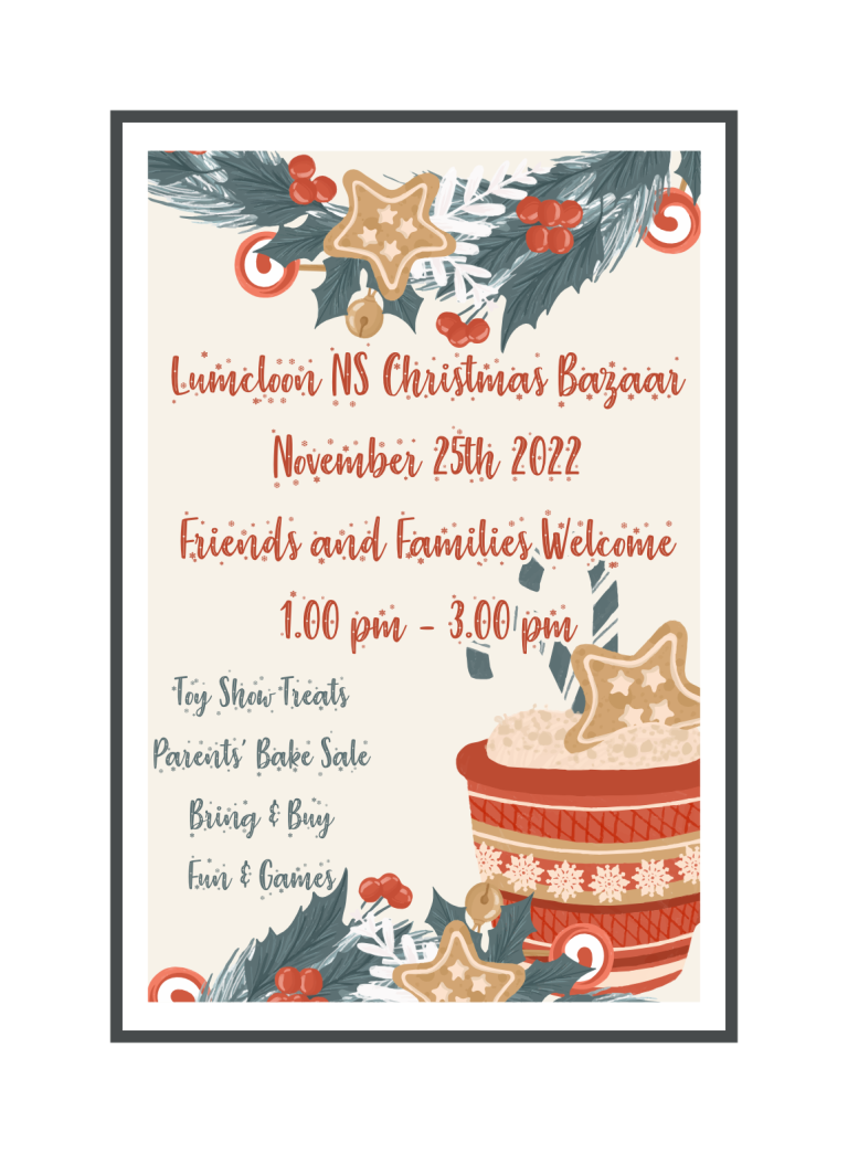 Christmas Bazaar 2022 Lumcloon NS